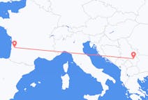 出发地 塞尔维亚来自 尼什目的地 法国波尔多的航班