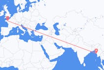 Flights from Kyaukpyu, Myanmar (Burma) to Rennes, France