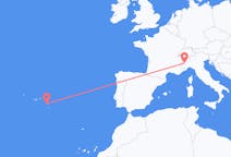 Flyrejser fra Torino, Italien til Ponta Delgada, Portugal