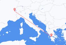 Fly fra Patras til Genève