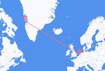 Flyg från Qeqertarsuaq till Amsterdam