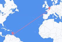 Flights from Porlamar, Venezuela to Paris, France