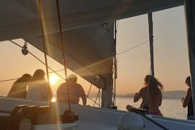 Athens Riviera Private Sail Catamaran with Meal and Wine