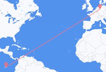 Flug frá Baltra-eyju, Ekvador til Paderborn, Þýskalandi