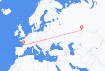 Flights from Chelyabinsk, Russia to Bordeaux, France