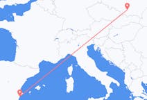 出发地 波兰从 克拉科夫目的地 西班牙阿利坎特的航班