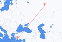 Flights from Izhevsk, Russia to Dalaman, Turkey