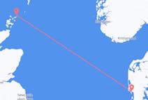 Flights from North Ronaldsay, the United Kingdom to Esbjerg, Denmark