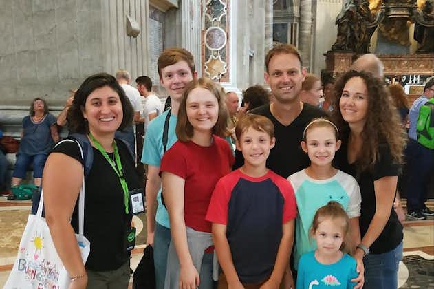 家庭友好之旅梵蒂冈博物馆、西斯廷教堂和圣彼得大教堂