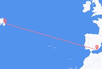 Flyrejser fra St. John s til Almeria