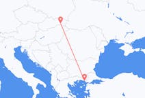 Vuelos desde Košice, Eslovaquia a Alejandrópolis, Grecia