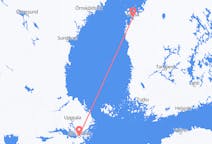 Flyreiser fra Vasa, Finland til Stockholm, Sverige