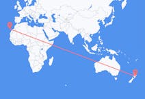 Flights from Napier, New Zealand to Tenerife, Spain