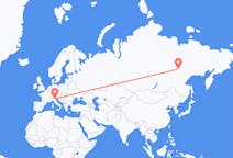 Flights from Yakutsk, Russia to Verona, Italy
