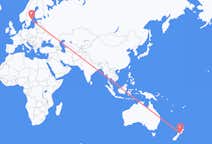 新西兰出发地 惠灵顿飞往新西兰目的地 斯德哥尔摩的航班
