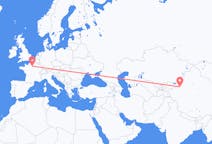 Flights from Aksu City, China to Paris, France