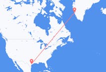 미국 빅토리아에서 출발해 그린란드 누크까지(으)로 가는 항공편