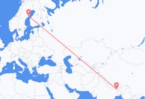 Flights from Bhadrapur, Mechi, Nepal to Umeå, Sweden