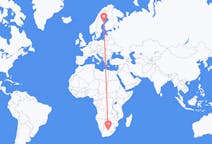 Flights from Kimberley, Northern Cape, South Africa to Umeå, Sweden