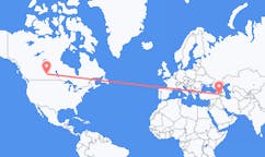 Flights from Saskatoon, Canada to Iğdır, Turkey