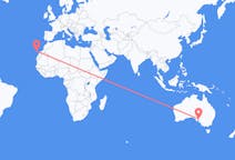 Flyreiser fra Whyalla, Australia til Tenerife, Spania