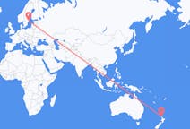 Flyg från Whangarei, Nya Zeeland till Stockholm, Sverige