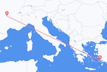 Flyreiser fra Clermont-Ferrand, Frankrike til Bodrum, Tyrkia