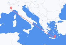 Flights from Sitia, Greece to Cuneo, Italy