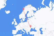 Flyrejser fra Chișinău, Moldova til Mo i Rana, Norge