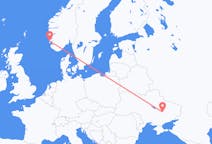 Flights from Dnipro, Ukraine to Haugesund, Norway