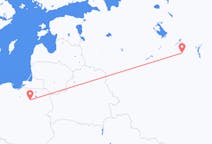 Fly fra Ivanovo til Szymany, Szczytno County