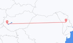 Flug frá Chișinău, Moldóvu til Heviz, Ungverjalandi
