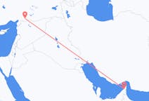 Vluchten van Ras al-Khaimah naar Gaziantep