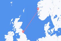 Flyreiser fra Durham, England til Bergen, Norge