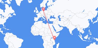 Flights from Tanzania to Germany