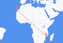 Vluchten van Quelimane, Mozambique naar Las Palmas (ort i Mexiko, Veracruz, Tihuatlán), Spanje