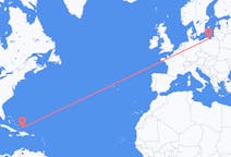 Flights from South Caicos, Turks & Caicos Islands to Gdańsk, Poland