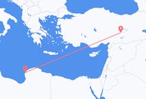 Flights from Benghazi to Malatya