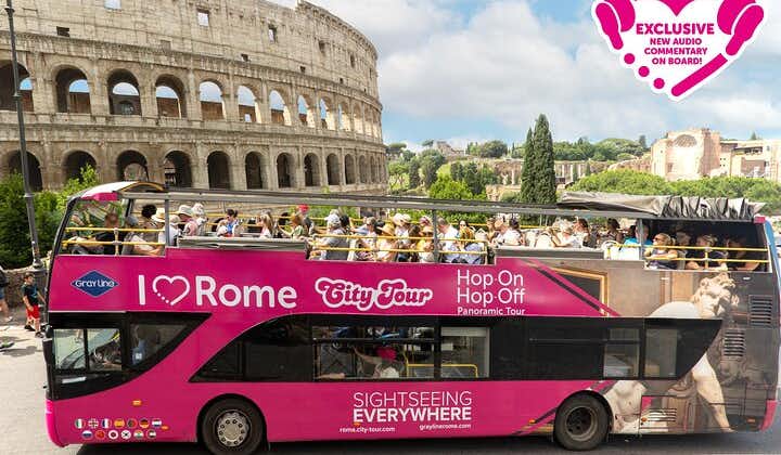 I Love Rome Hop on Hop off Open Bus Tour