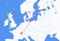 Flyrejser fra Turku til Genève