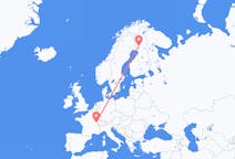 Vuelos de Limosna, Francia a Rovaniemi, Finlandia
