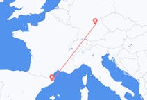 Flyreiser fra Nürnberg, Tyskland til Girona, Spania