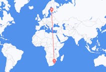 Flyreiser fra Margate, KwaZulu-Natal, Sør-Afrika til Helsingfors, Finland