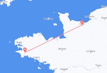 Flights from Caen, France to Quimper, France
