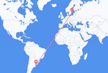 出发地 乌拉圭出发地 蒙得维的亚目的地 瑞典維斯比的航班