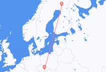 フィンランドのから ロヴァニエミ、チェコのへ ブルノフライト