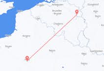 Vluchten van Maastricht, Nederland naar Parijs, Frankrijk