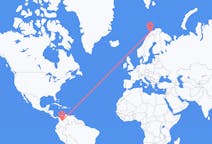 Flights from Bogotá to Tromsø