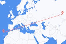 Flyg från Novosibirsk, Ryssland till Funchal, Portugal