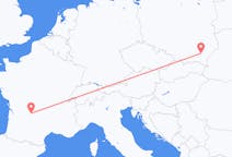 Flyg från Brive-la-gaillarde, Frankrike till Rzeszow, Polen